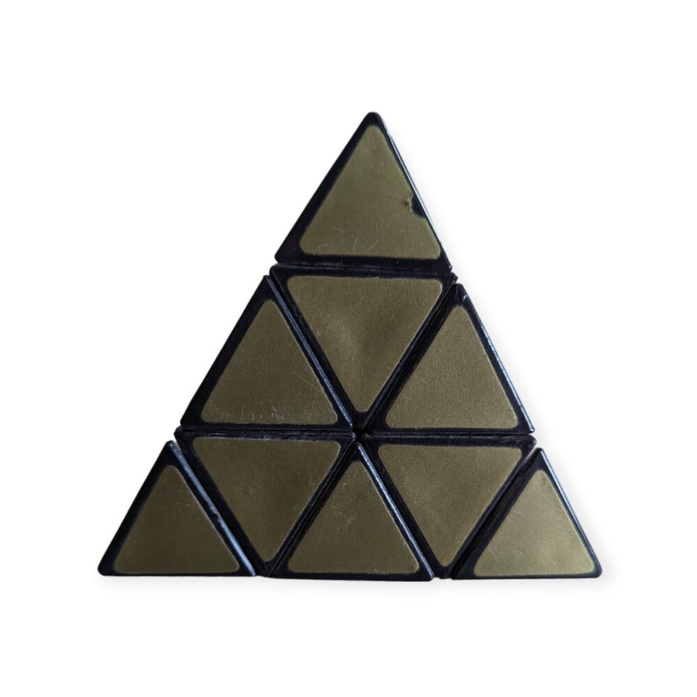 Vintage 1980s Rubik's Pyramid Triangle Puzzle